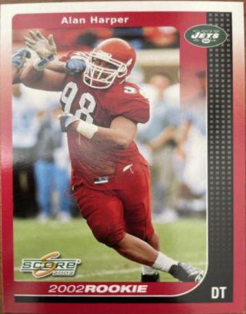Alan Harper #311 Football Cards 2002 Panini Score