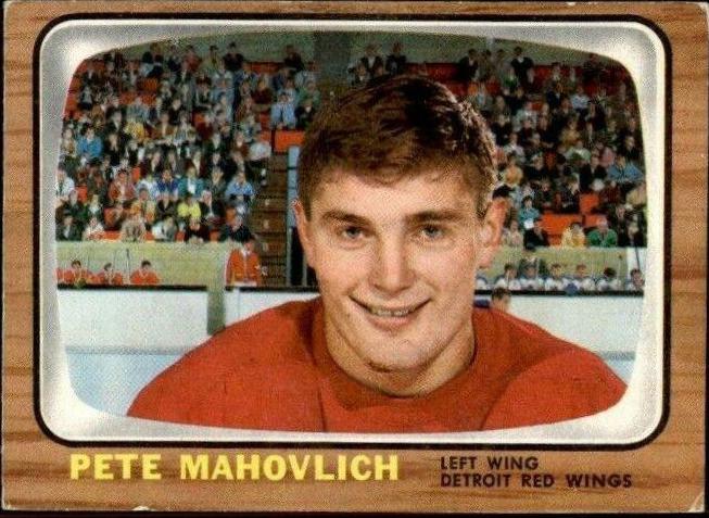 Peter Mahovlich #103 Hockey Cards 1966 Topps
