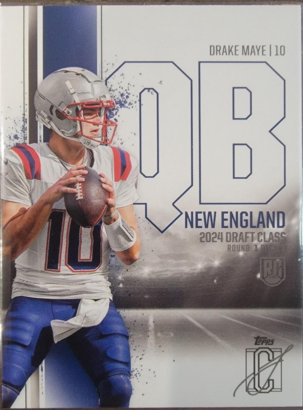 Drake Maye #152 Football Cards 2024 Topps Signature Class