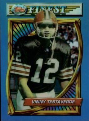 Vinny Testaverde #136 Football Cards 1994 Topps Finest