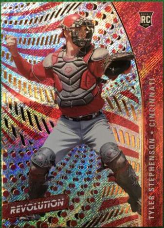 Tyler Stephenson #4 Baseball Cards 2021 Panini Chronicles Revolution