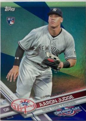 Aaron Judge [Fielding Rainbow Blue Foil] #147