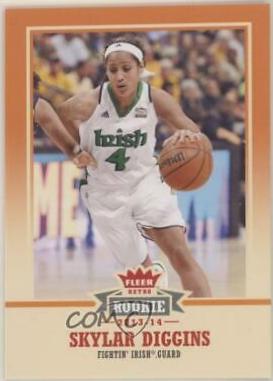 Skylar Diggins #53 Basketball Cards 2013 Fleer Retro
