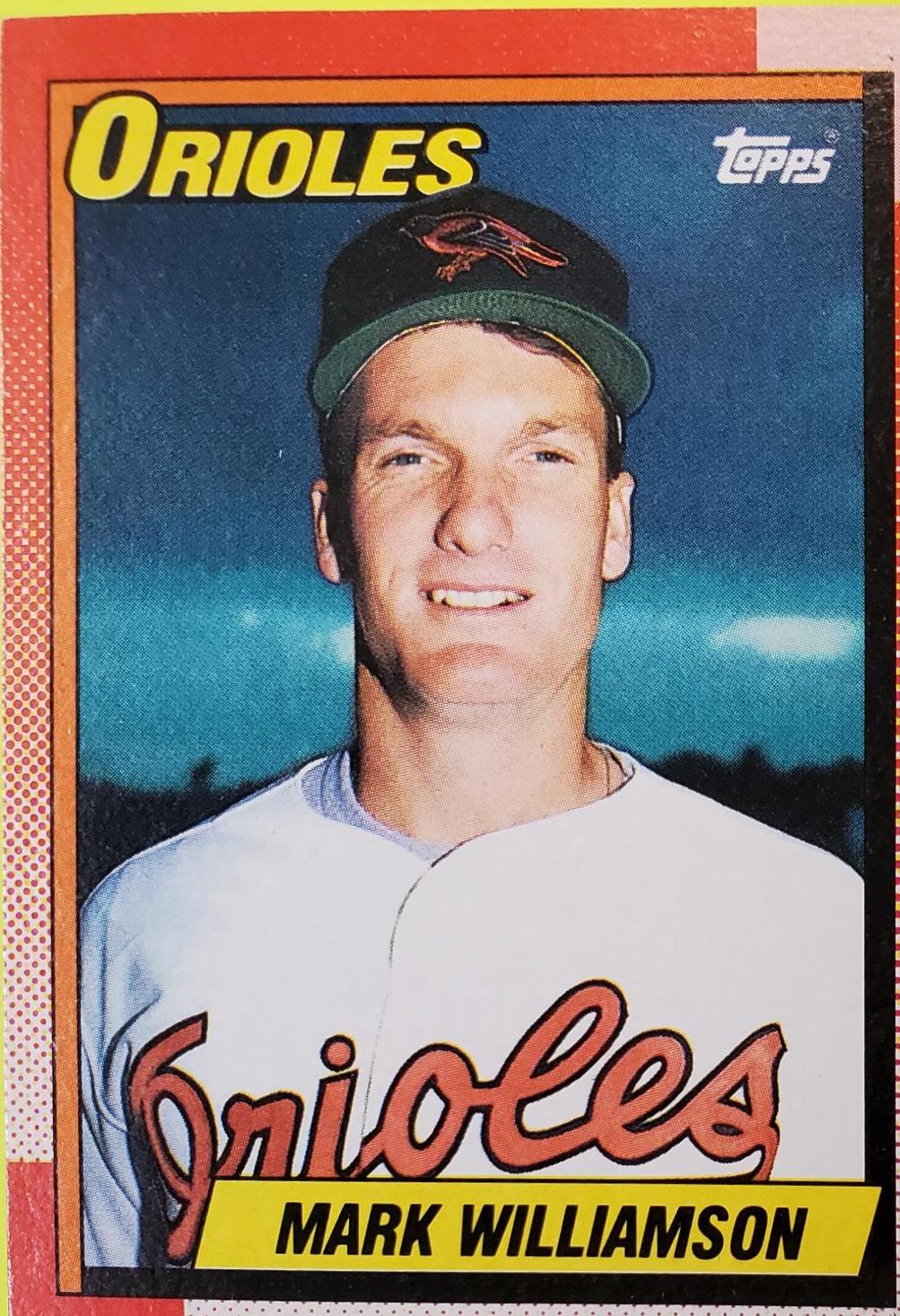 Mark Williamson #13 Baseball Cards 1990 Topps Tiffany