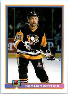 Bryan Trottier #93 Hockey Cards 1991 Bowman