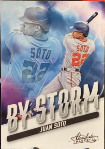 Juan Soto #BYS-2 Baseball Cards 2022 Panini Absolute By Storm