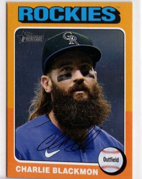 Charlie Blackmon [Orange] #167