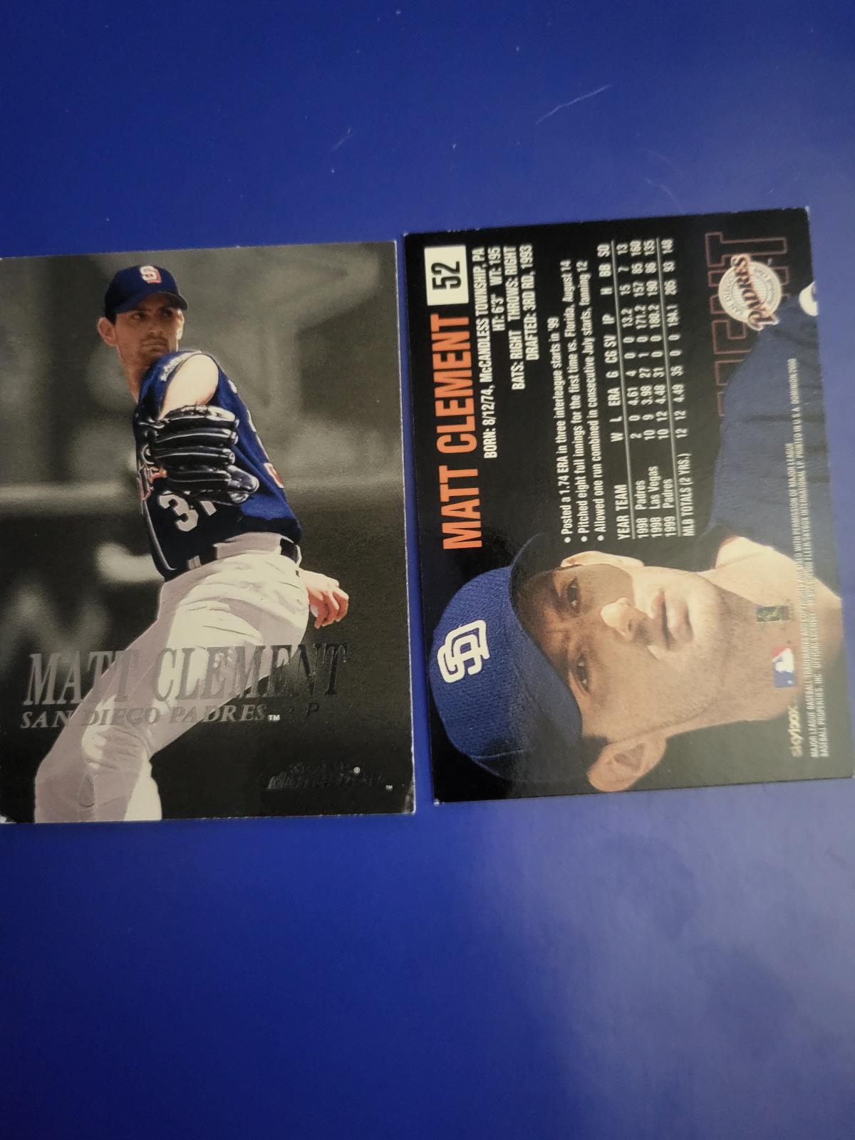 Matt Clement #52 Baseball Cards 2000 Skybox Dominion