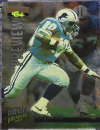 Barry Sanders #GP4 Football Cards 1995 Pro Line Game Breakers Previews