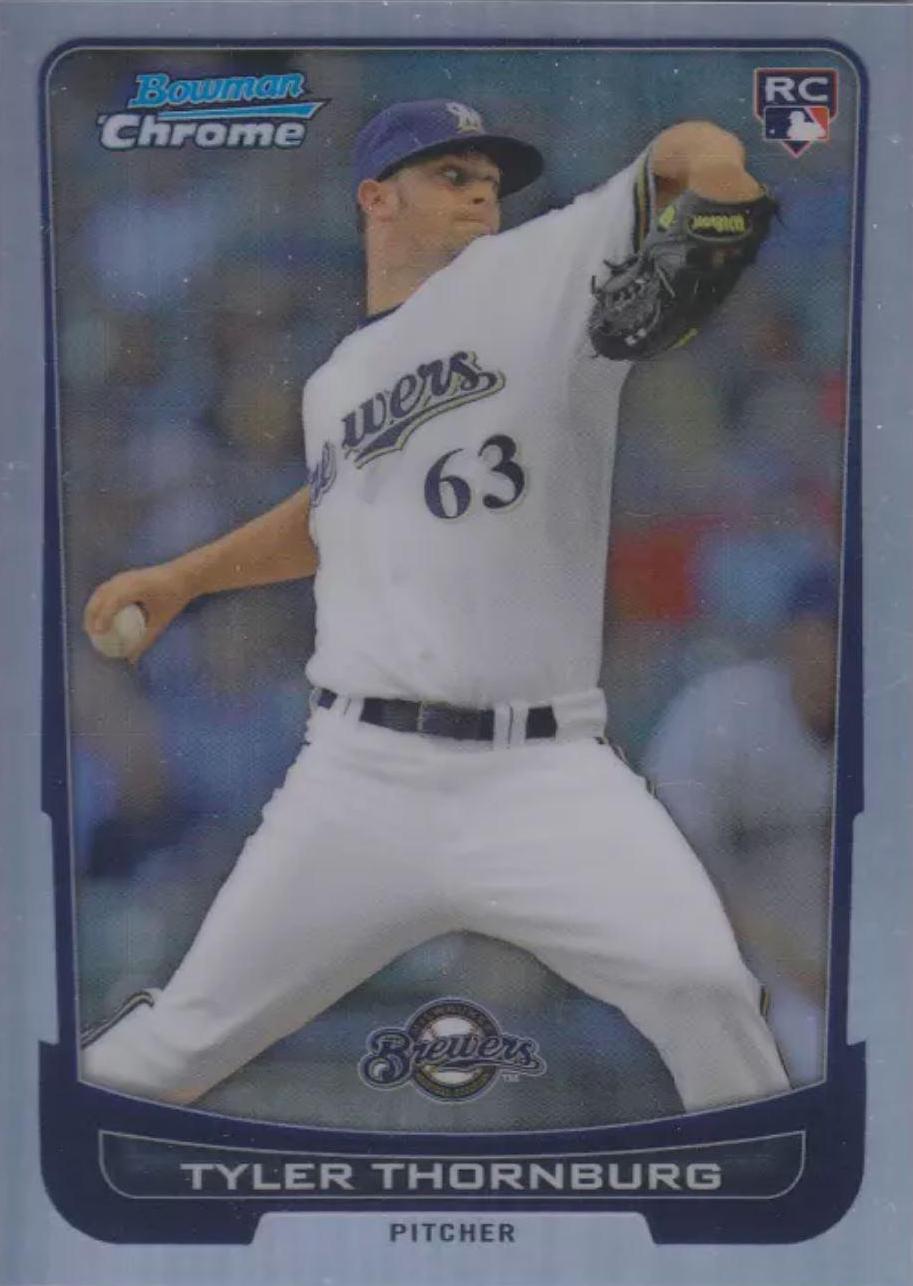 Tyler Thornburg #8 Baseball Cards 2012 Bowman Chrome Draft
