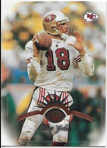 Elvis Grbac #13 Football Cards 1997 Leaf