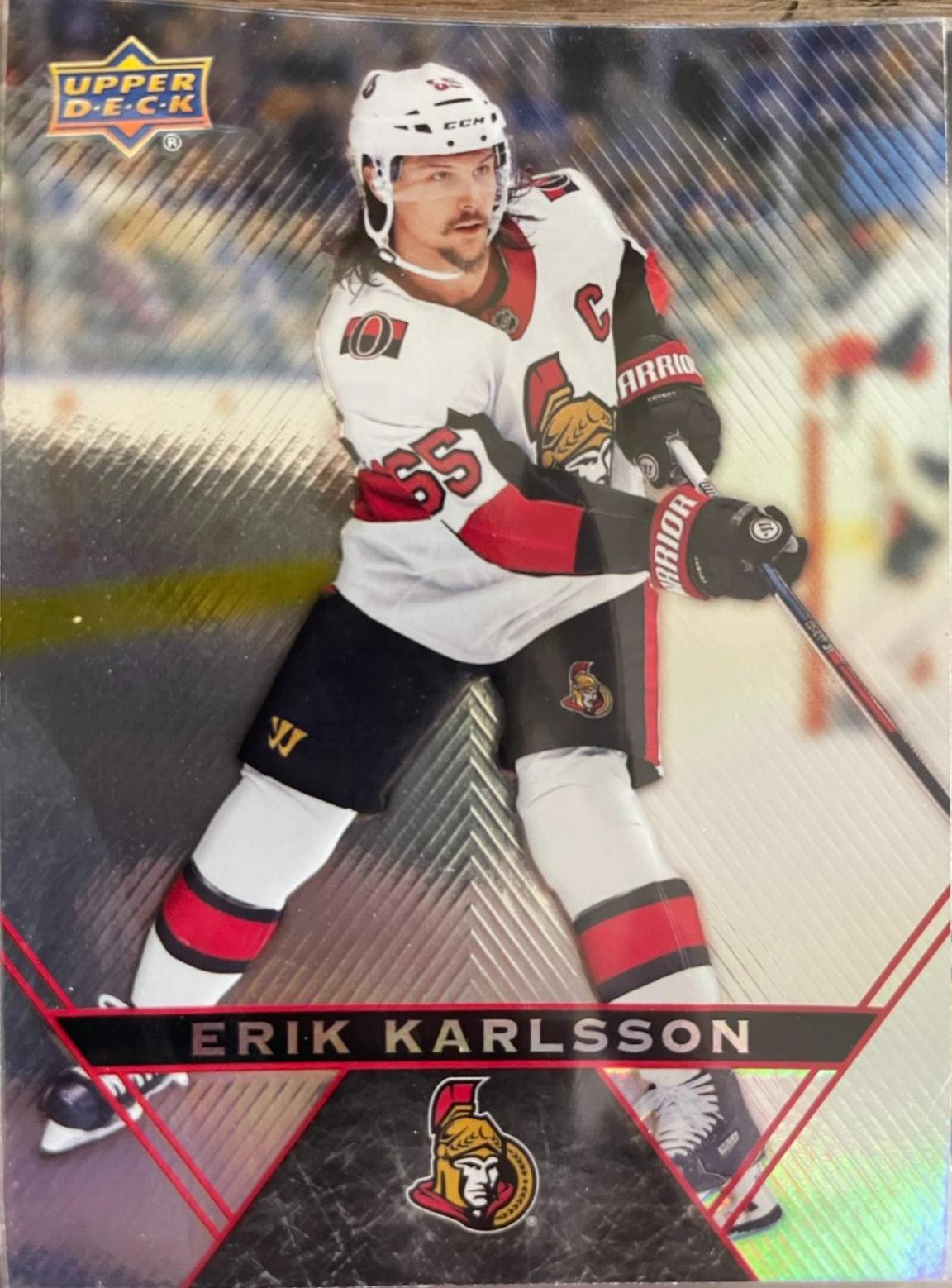 Erik Karlsson #65 2018 Upper Deck Tim Hortons Hockey