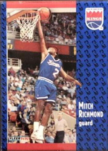 Mitch Richmond 3-D Wrapper Redemption #350 Basketball Cards 1991 Fleer