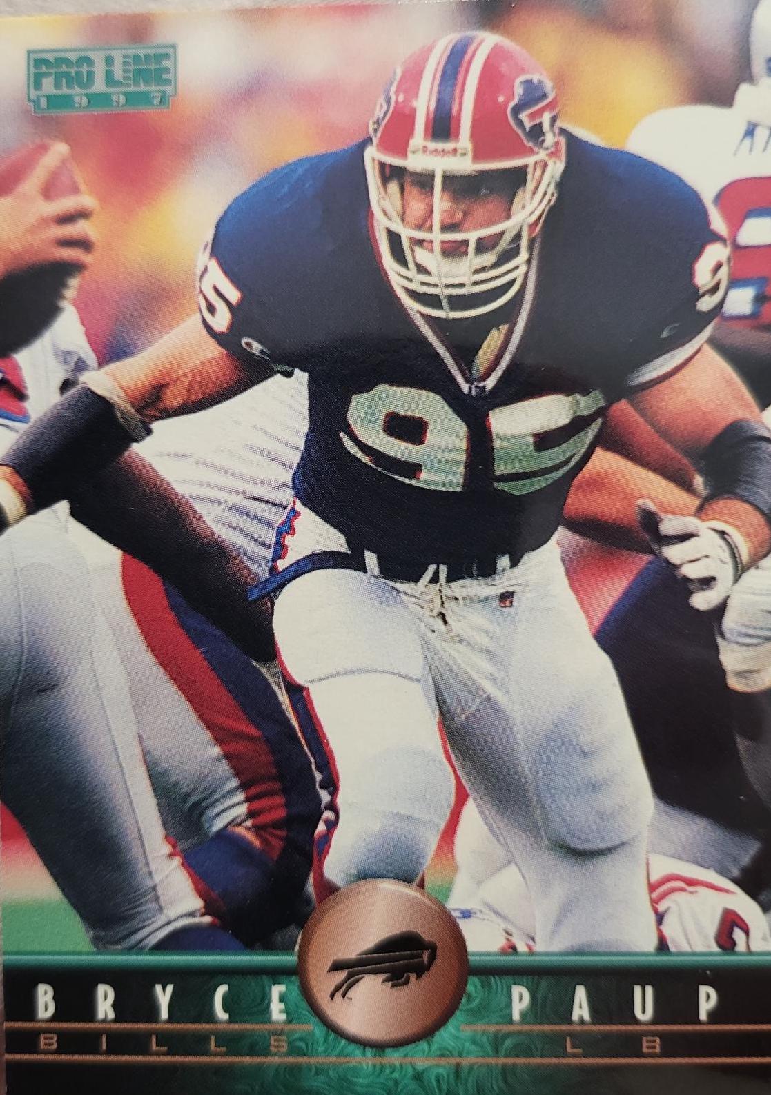 Bryce Paup #30 Football Cards 1997 Pro Line