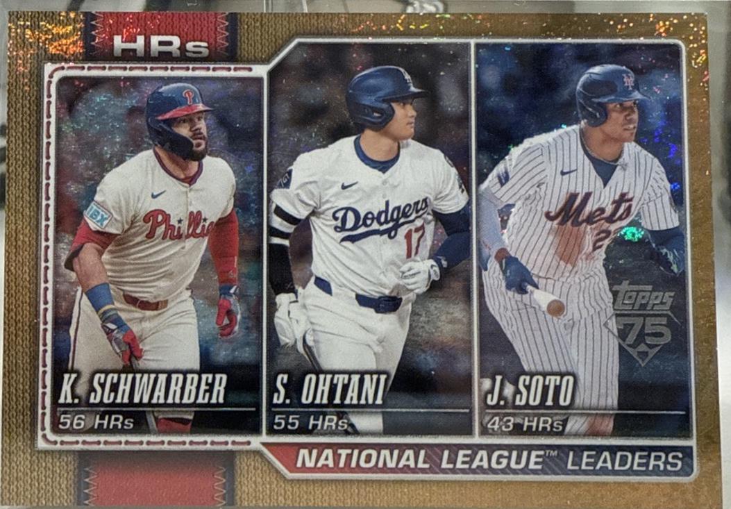 National League Leaders HRs [Gold Holo] #84