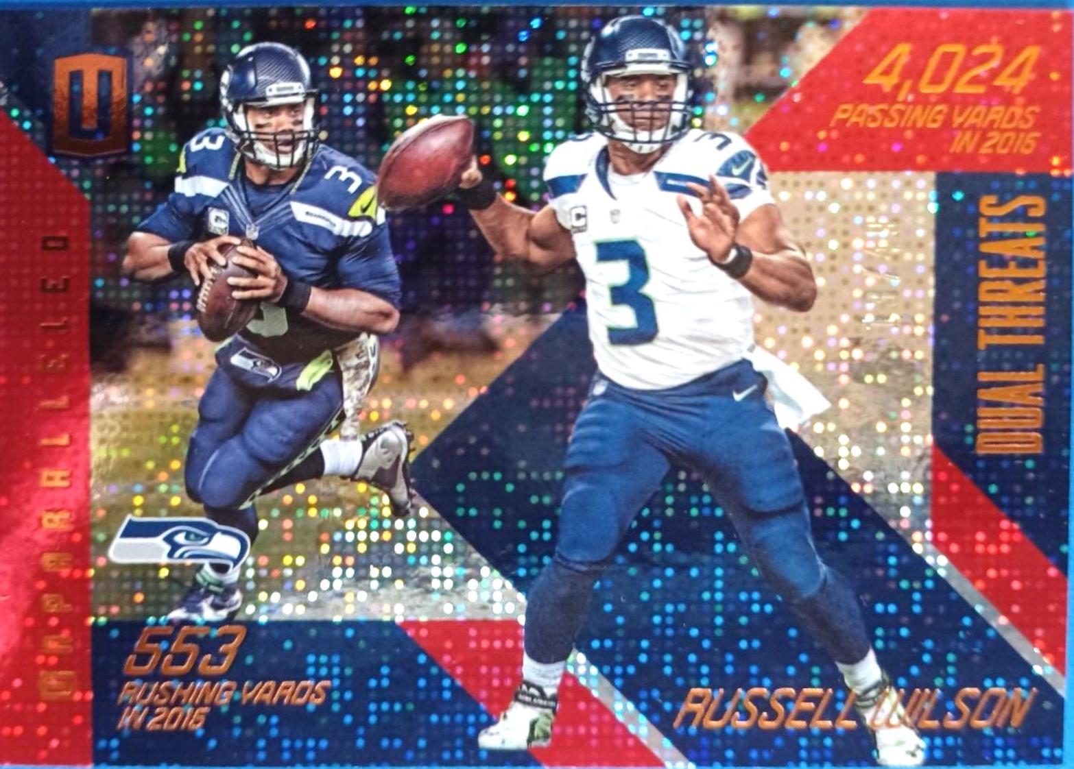 Russell Watson #DT-2 Football Cards 2016 Panini Unparalleled Dual Threats