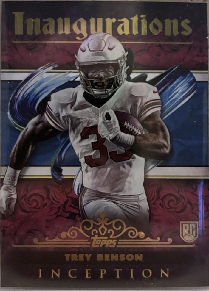 Trey Benson #I-11 Football Cards 2024 Topps Inception Inaugurations