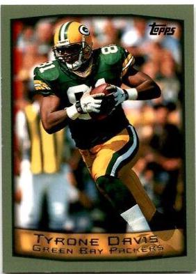 Tyrone Davis #13 Football Cards 1999 Topps