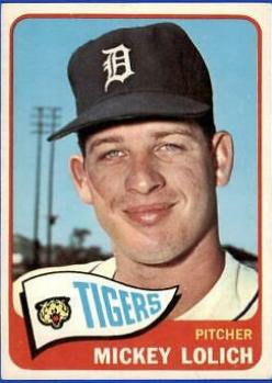 Mickey Lolich #335 1965 Topps Baseball