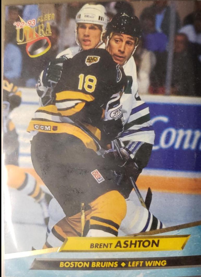 Brent Ashton #1 Hockey Cards 1992 Ultra