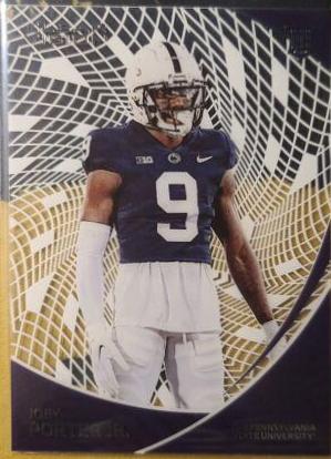 Joey Porter Jr. #14 Football Cards 2023 Panini Chronicles Draft Picks Clear Vision