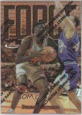 Dikembe Mutombo Refractor #82 Basketball Cards 1997 Finest