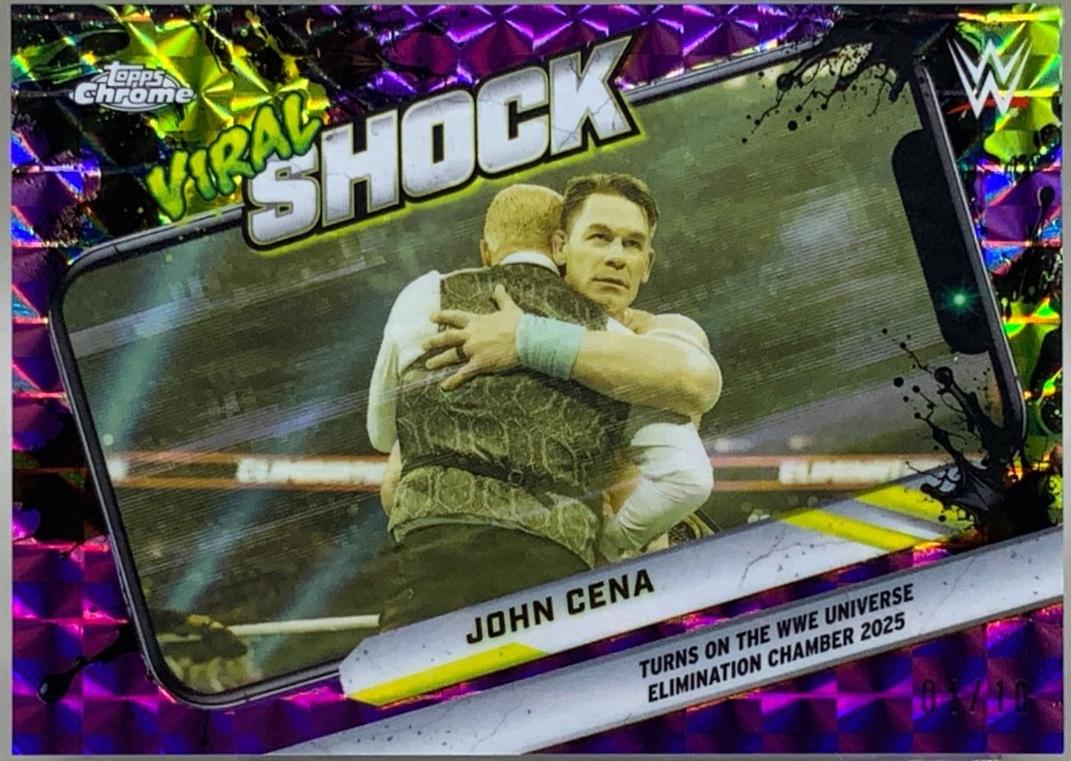John Cena [Purple Geometric Refractor] #VIR-1