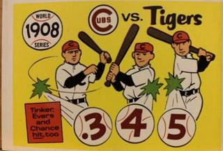 1908 Cubs, Tigers