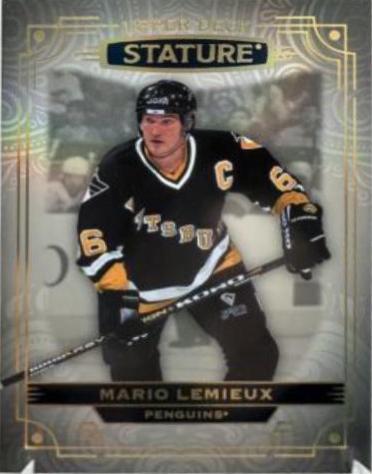 Mario Lemieux #2 Hockey Cards 2022 Upper Deck Stature