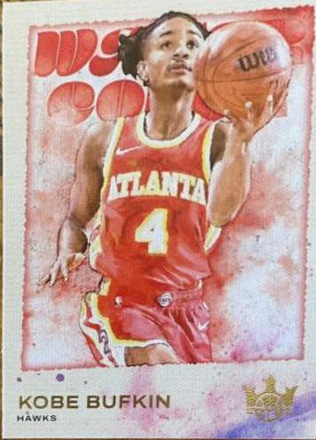 Kobe Bufkin #10 Basketball Cards 2023 Panini Court Kings Water Color