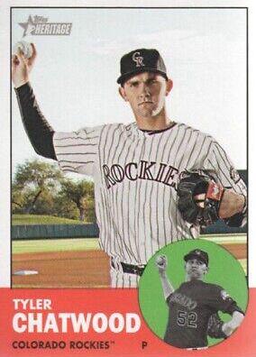 Tyler Chatwood #33 Baseball Cards 2012 Topps Heritage