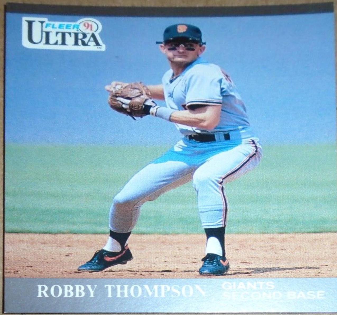 Robby Thompson #329 Baseball Cards 1991 Ultra