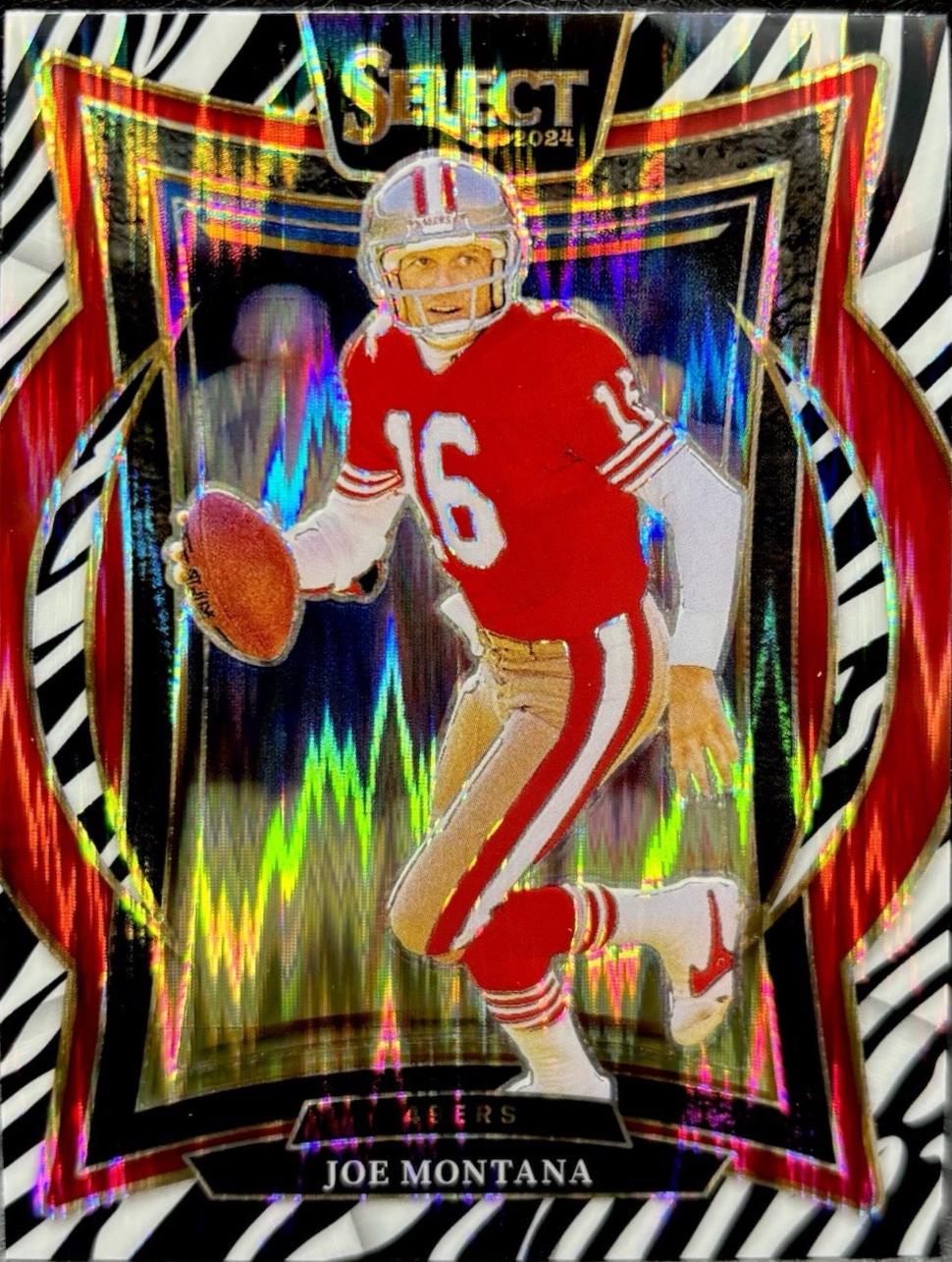 2024 Joe Montana [Zebra Prizm] #70