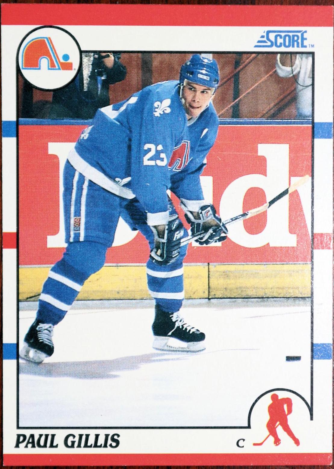 Paul Gillis #141 Hockey Cards 1990 Score