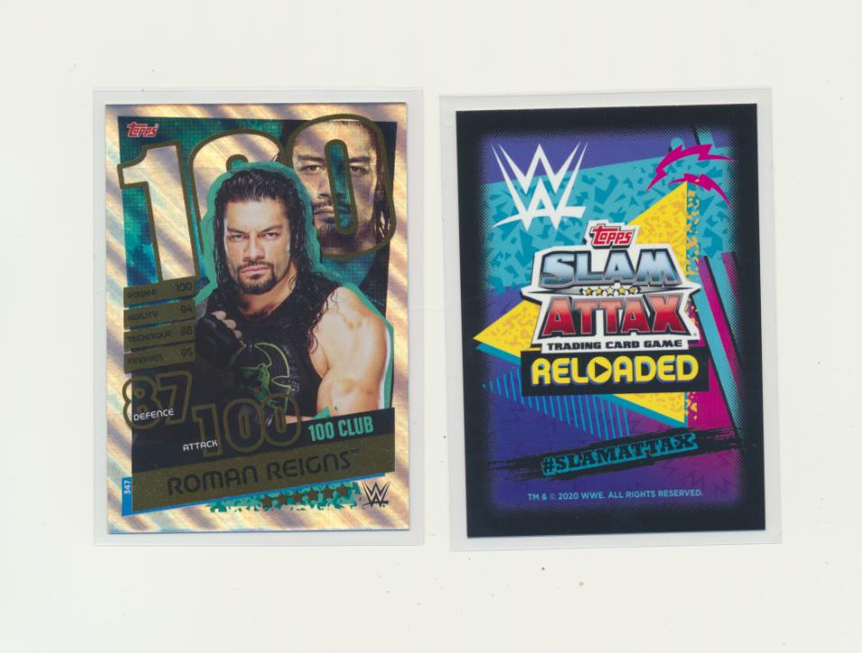 Roman Reigns #347 Wrestling Cards 2020 Topps Slam Attax Reloaded WWE