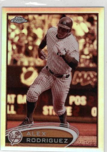 Alex Rodriguez [Running Sepia Refractor] #49