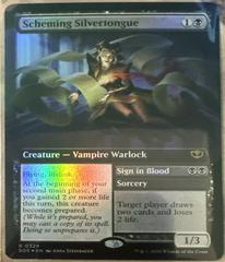 Scheming Silvertongue [Extended Art Foil] #329