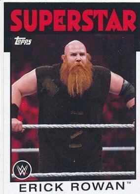 Erick Rowan #14 Wrestling Cards 2016 Topps WWE Heritage
