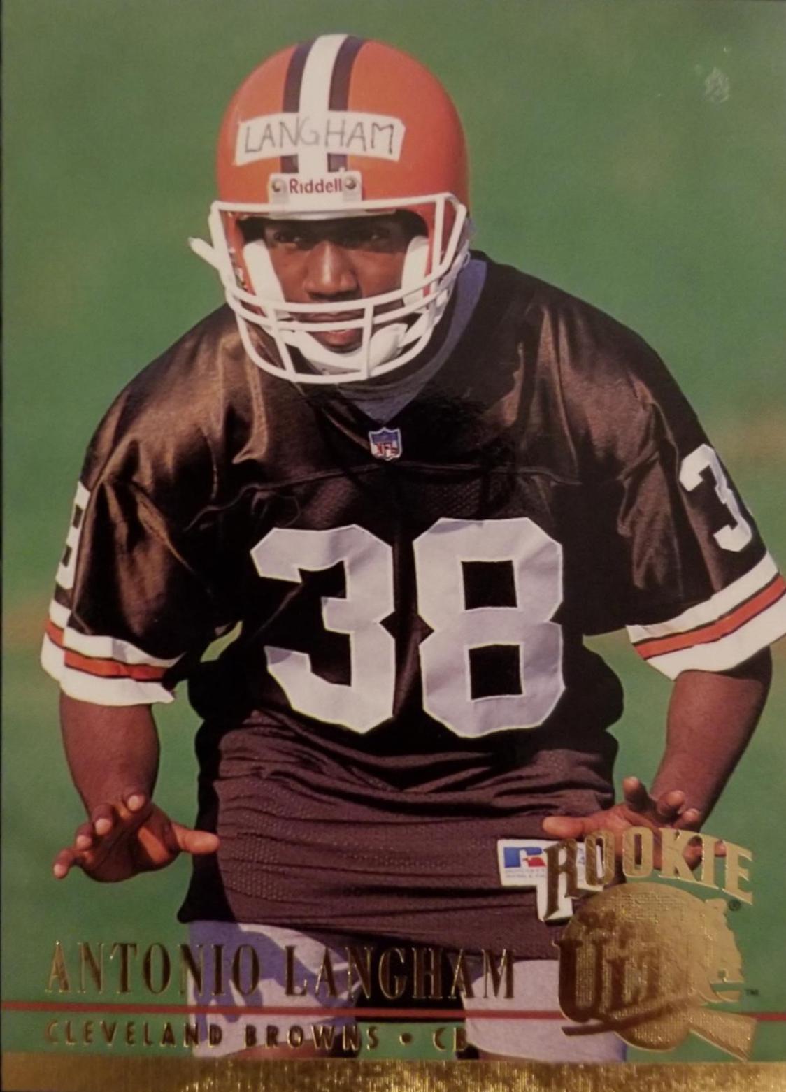 Antonio Langham #59 Football Cards 1994 Ultra