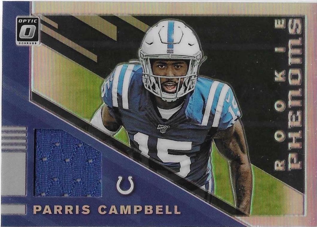Parris Campbell #RP15 Football Cards 2019 Donruss Optic Rookie Phenoms Horizontal