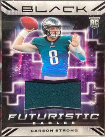 Carson Strong #FUT-CST Football Cards 2022 Panini Black Futuristic