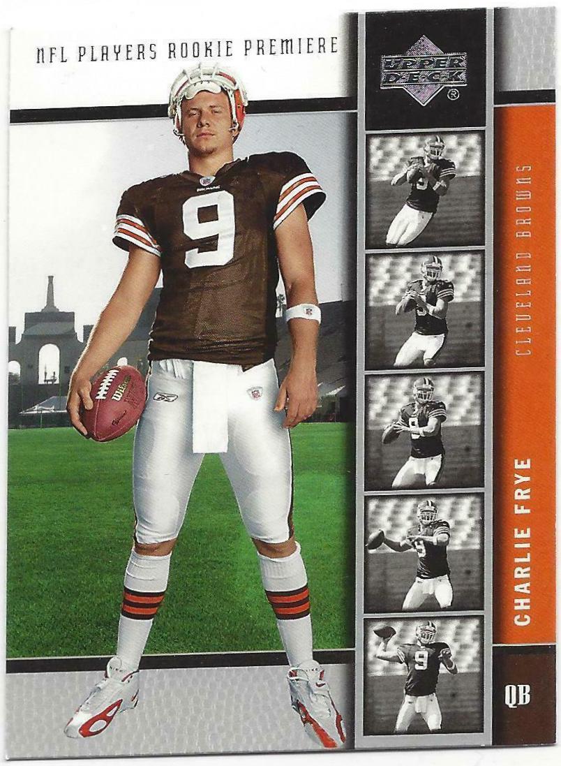 Charlie Frye #6 Football Cards 2005 Upper Deck Rookie Premiere