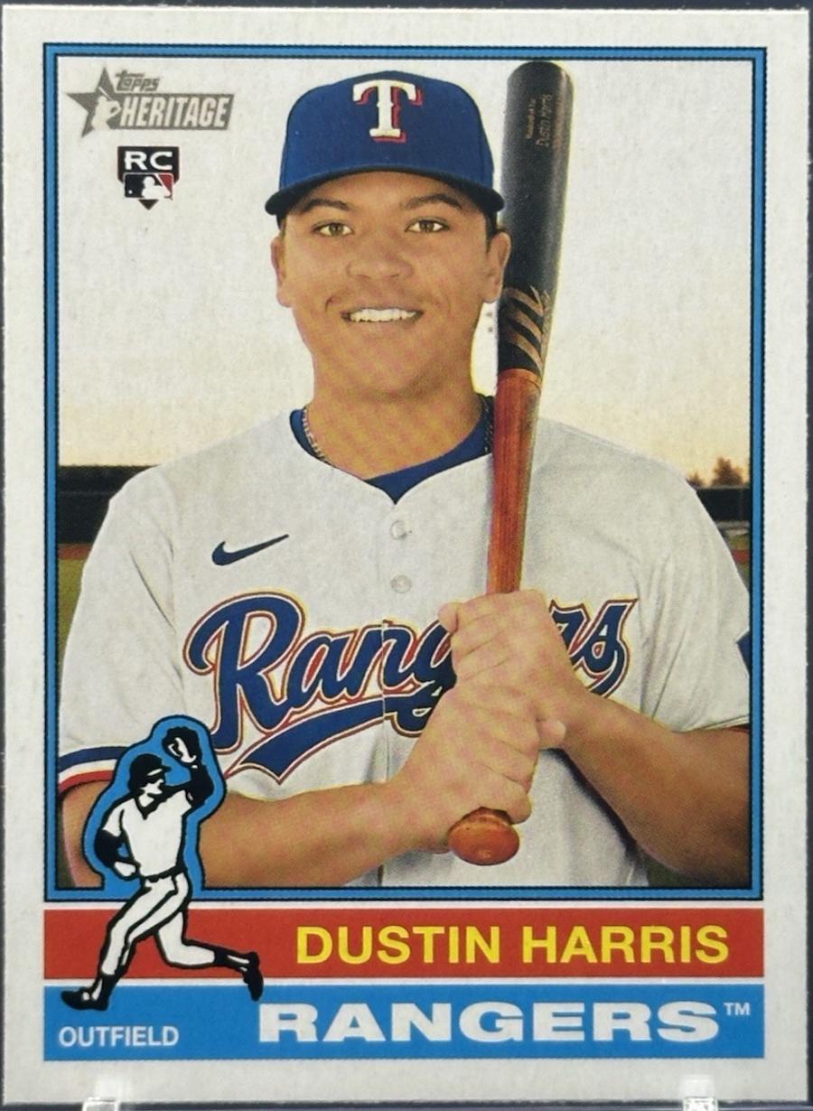 Dustin Harris #114 Baseball Cards 2025 Topps Heritage