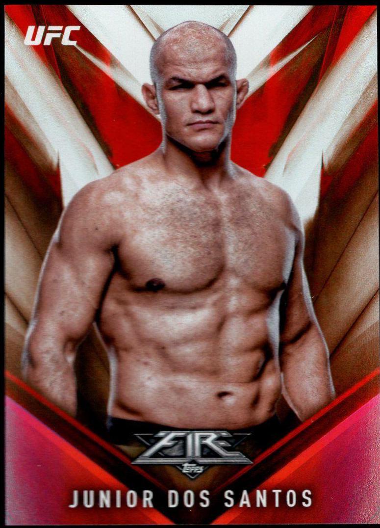 Junior Dos Santos #43 Ufc Cards 2017 Topps UFC Fire