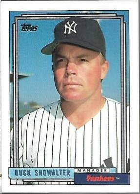 Buck Showalter #201 Baseball Cards 1992 Topps