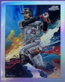 Byron Buxton #STN-15 Baseball Cards 2024 Topps Cosmic Chrome Stars in the Night