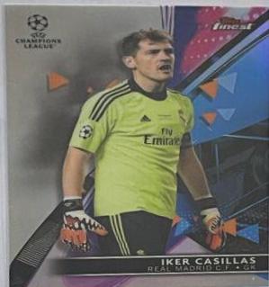 Iker Casillas #109 2021 Topps Finest UEFA Champions League
