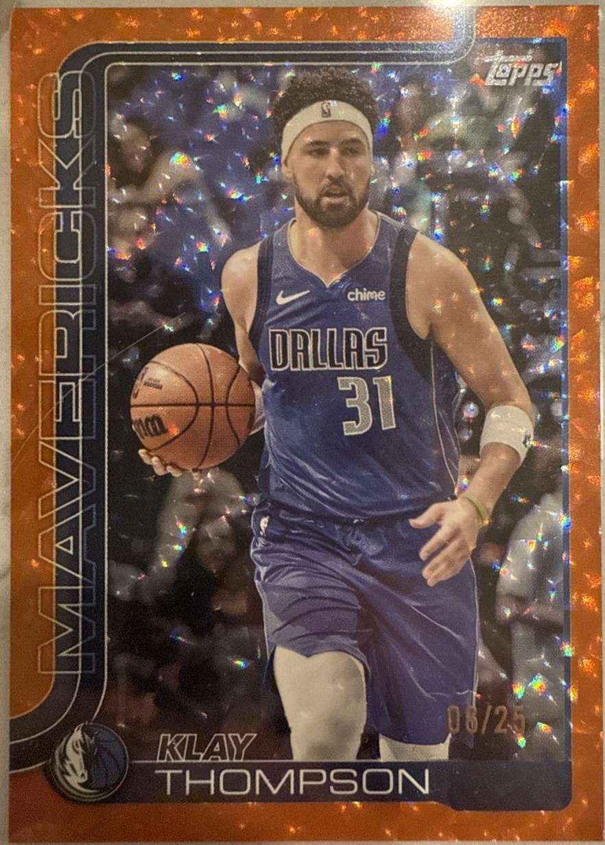 Klay Thompson [Orange Crackleboard] #170
