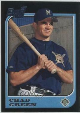 Chad Green #80 Baseball Cards 1997 Bowman