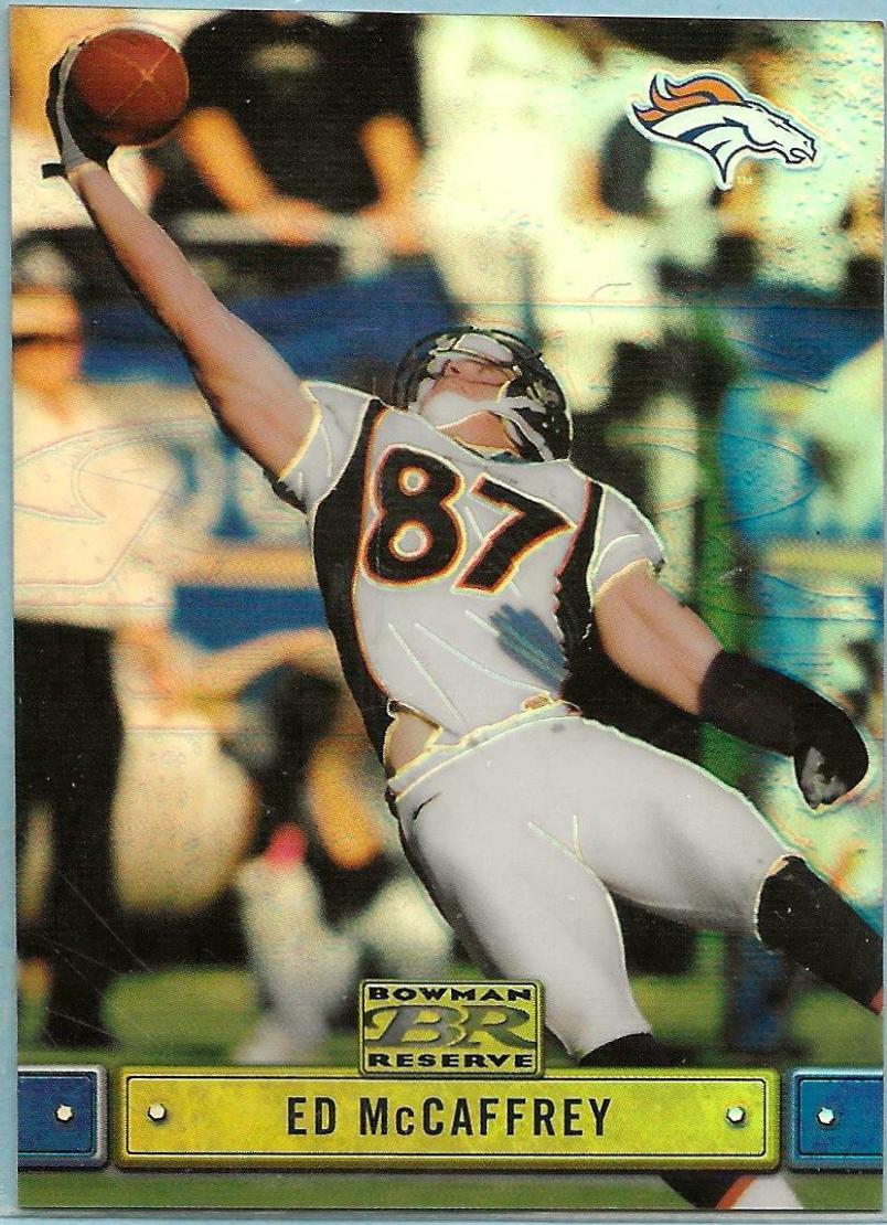 Ed McCaffrey #42 Football Cards 2000 Bowman Reserve
